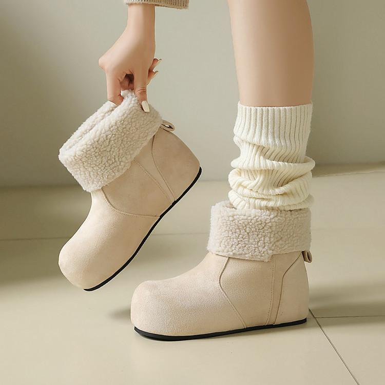 20260915692845036_750.jpg Knight Boots Suede Mid Heel Winter Pull On